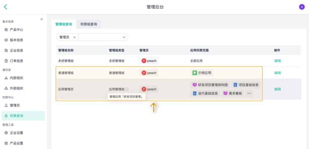 管理组权限配置演示